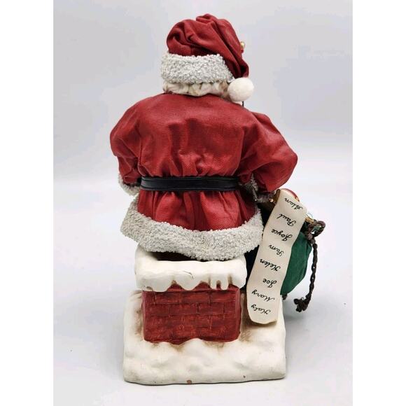 Clothtique Possible Dreams Santa's New List Computer Laptop Who's Naughty Nice - Picture 6 of 14